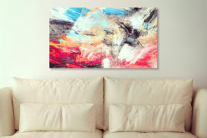 Abstract Brushes Premium Canvas