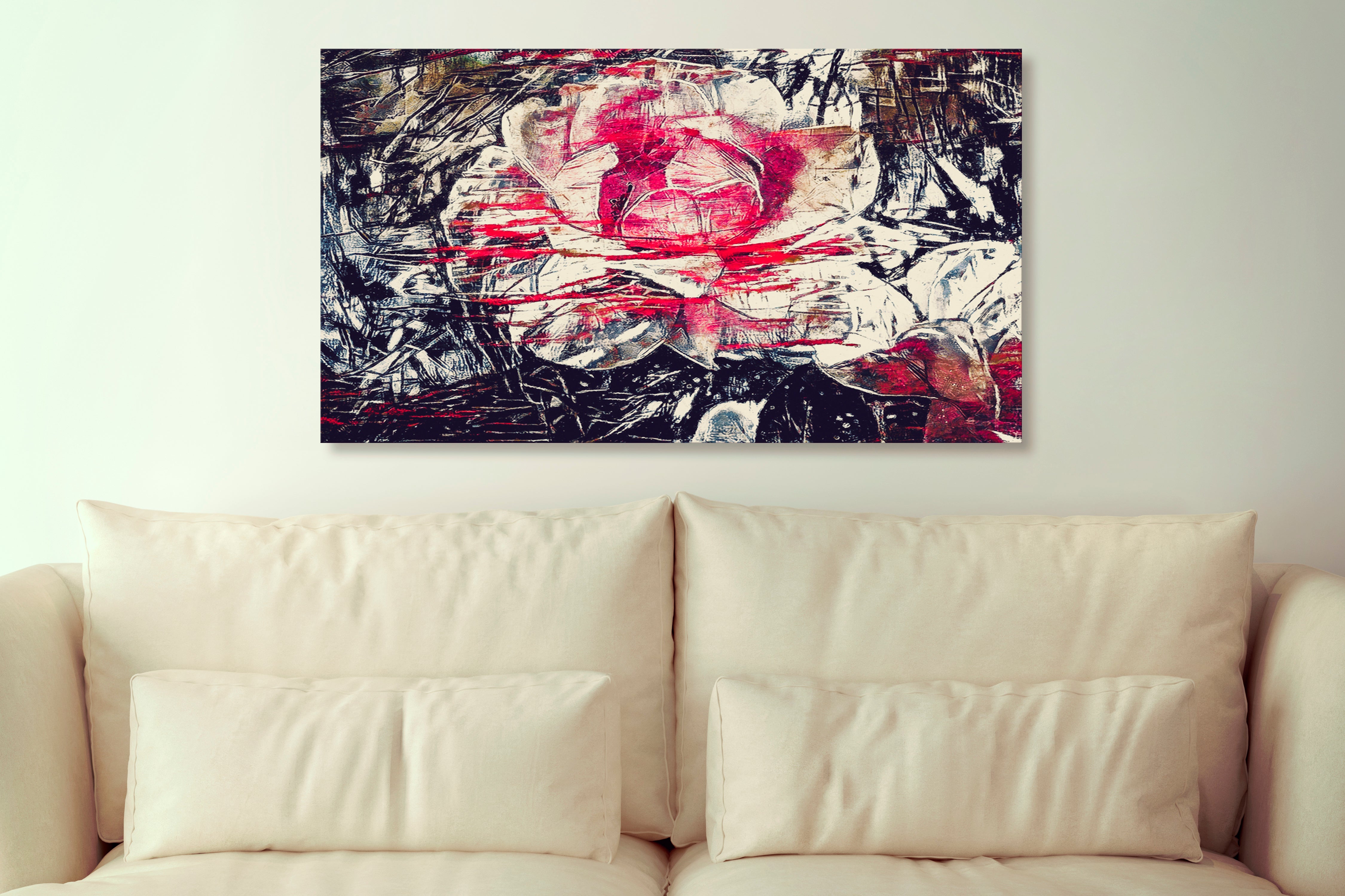 Fallen Rose Premium Canvas